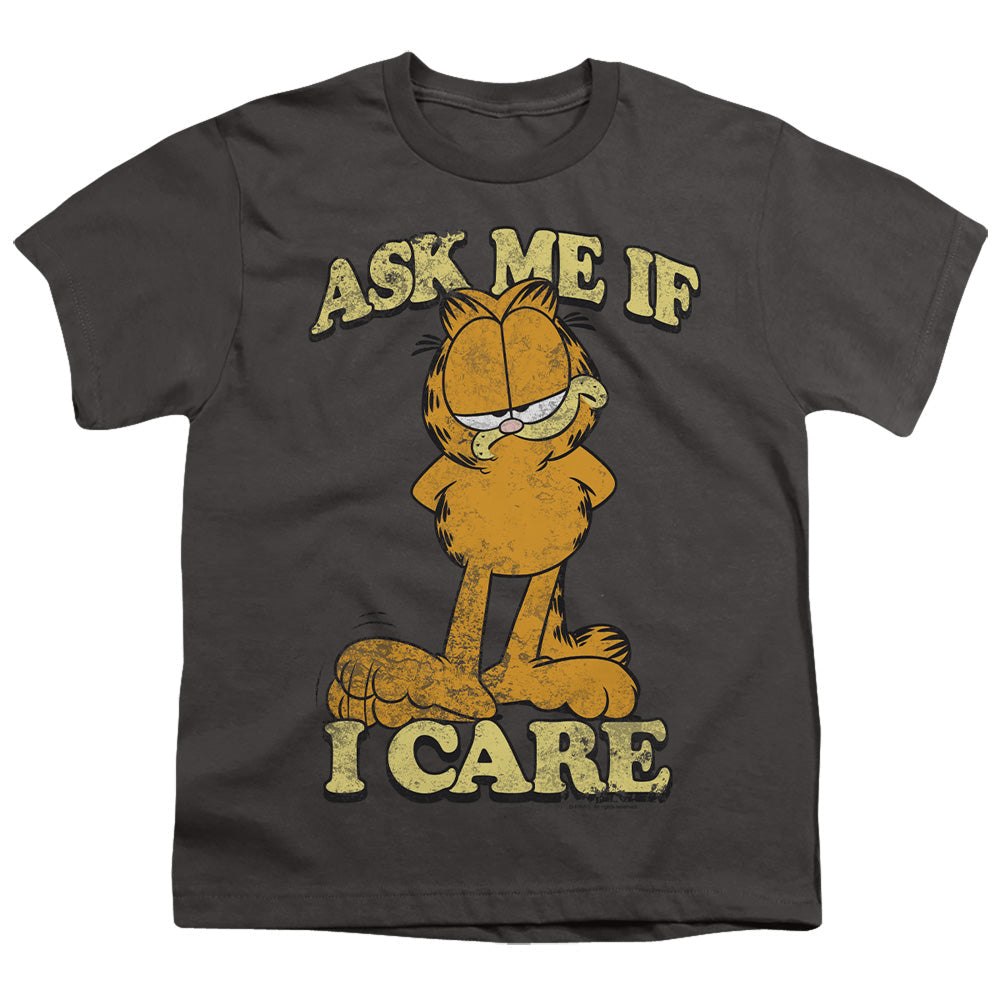 Garfield Ask Me Licensed Kid's T-Shirt (Ages 4-7) SM-XL