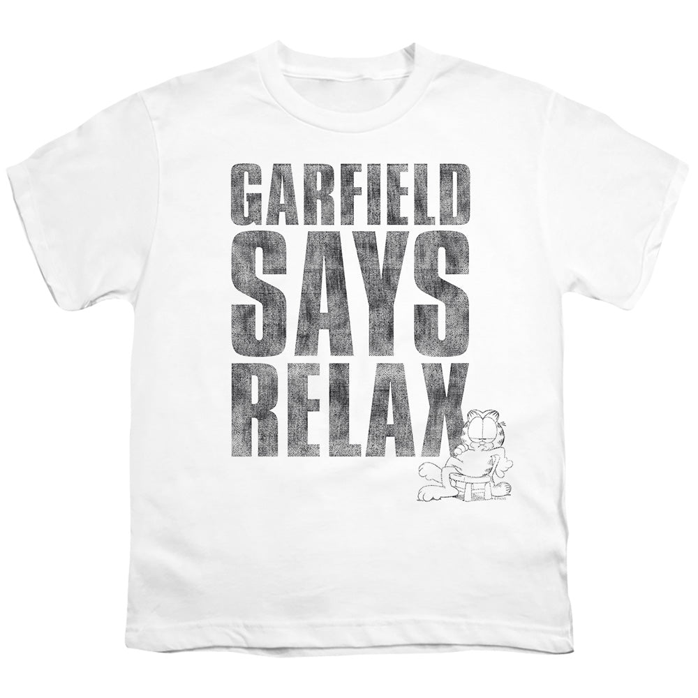 Garfield Relax Licensed Kid's T-Shirt (Ages 4-7) SM-LG