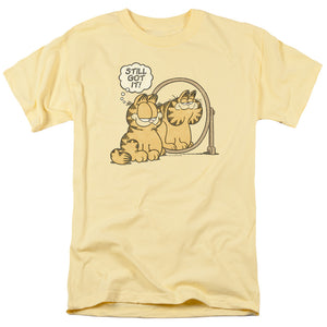 AN OFFCIALLY LICENSED GARFIELD STILL GOT IT MEN'S REGULAR FIT T-SHIRT BANANA
