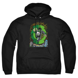 AN OFFCIALLY LICENSED GREEN LANTERN GL #51 COVER ADULT UNISEX PULLOVER HOODIE BLACK