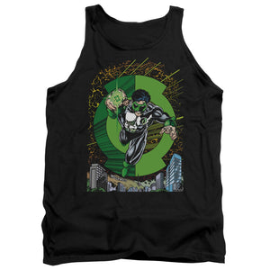 AN OFFCIALLY LICENSED GREEN LANTERN GL #51 COVER ADULT UNISEX TANK TOP BLACK