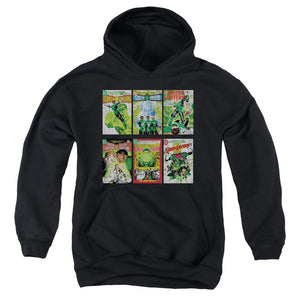AN OFFCIALLY LICENSED GREEN LANTERN GL COVERS YOUTH HOODIE BLACK