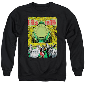 AN OFFCIALLY LICENSED GREEN LANTERN GL #200 COVER ADULT UNISEX CREWNECK SWEATSHIRT BLACK