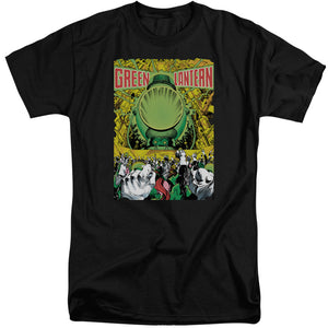 AN OFFCIALLY LICENSED GREEN LANTERN GL #200 COVER MEN'S TALL FIT T-SHIRT BLACK