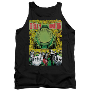 AN OFFCIALLY LICENSED GREEN LANTERN GL #200 COVER ADULT UNISEX TANK TOP BLACK