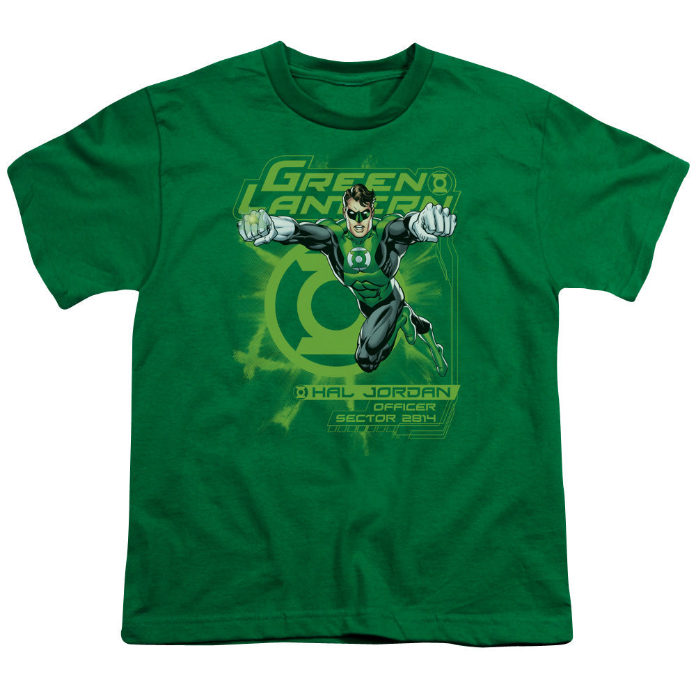 Green Lantern Sector 2814 Licensed Kid's T-Shirt (Ages 4-7) SM-LG