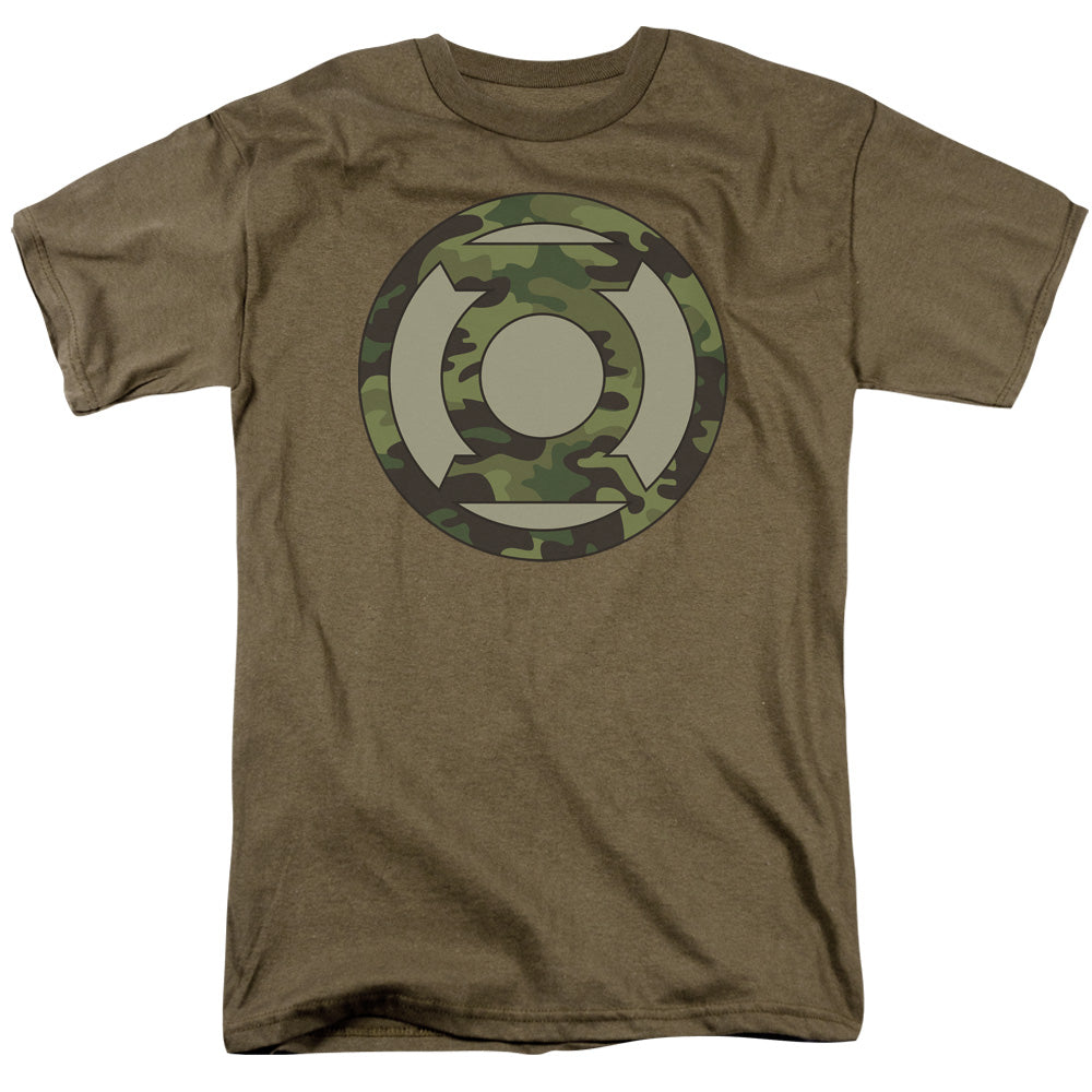 Green Lantern Camo Logo Licensed Adult Unisex T-Shirt Regular Fit Tee SM-3X