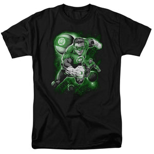 AN OFFCIALLY LICENSED GREEN LANTERN LANTERN PLANET MEN'S REGULAR FIT T-SHIRT BLACK