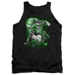 AN OFFCIALLY LICENSED GREEN LANTERN LANTERN PLANET ADULT UNISEX TANK TOP BLACK