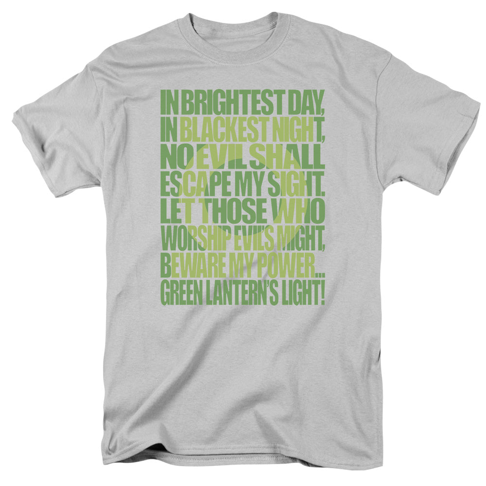 Green Lantern Green Lantern Oath Licensed Adult Unisex T-Shirt Regular Fit Tee