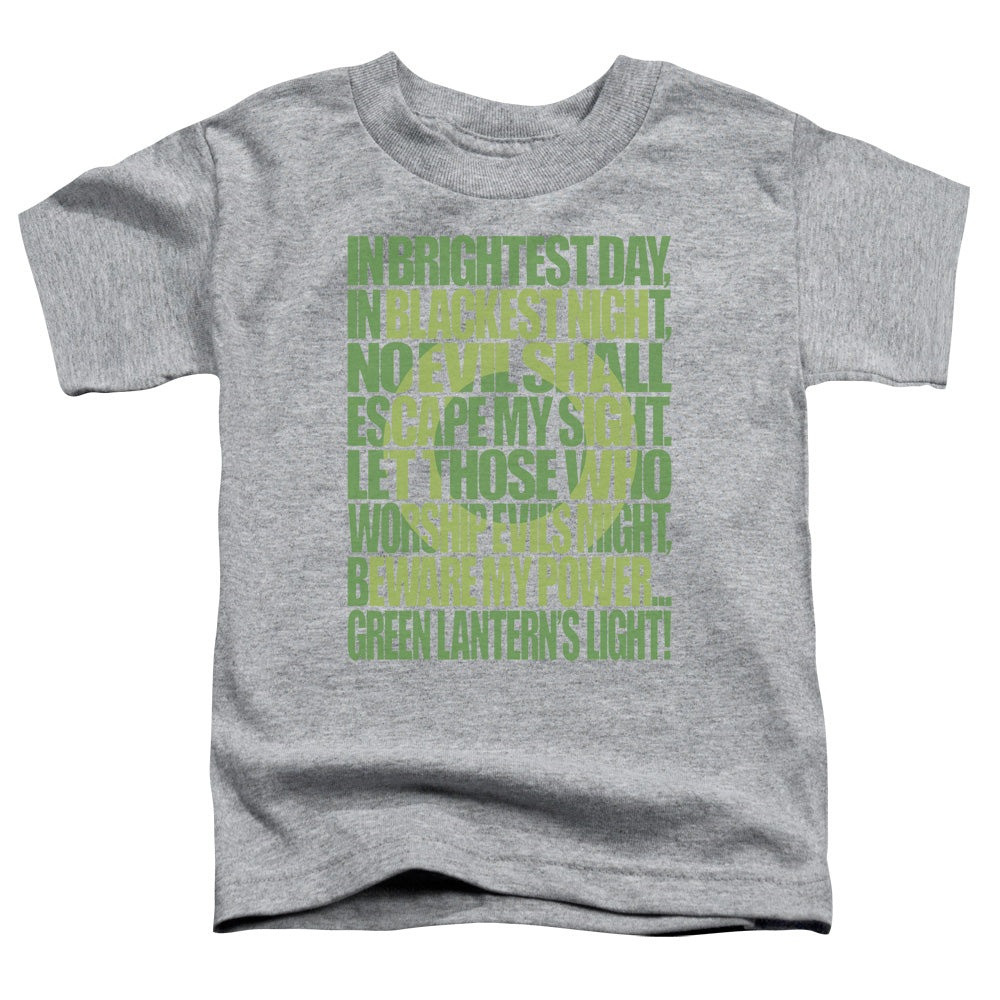 Green Lantern Green Lantern Oath Licensed Toddler T-Shirt SM-LG