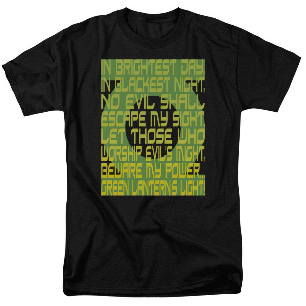 Green Lantern Green Lantern Oath Licensed Adult Unisex T-Shirt Regular Fit Tee