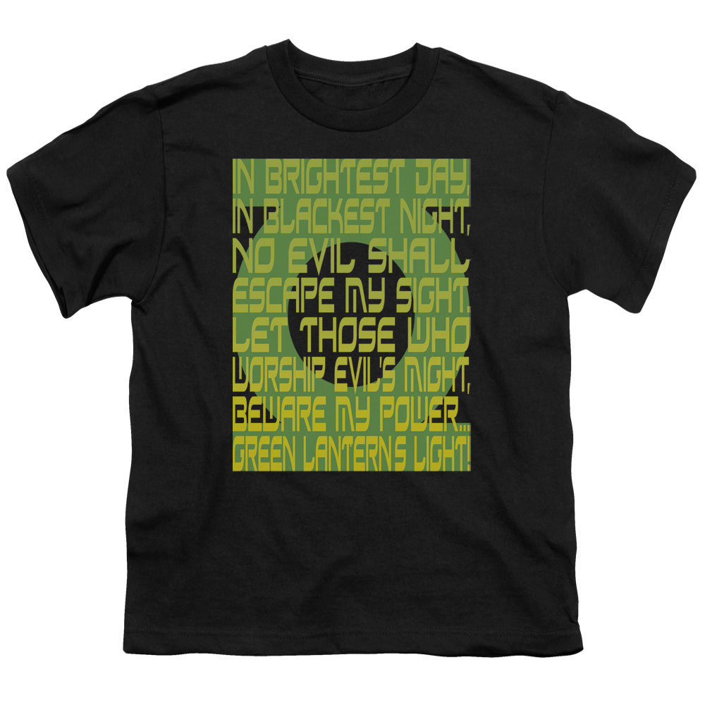 Green Lantern Green Lantern Oath Licensed Kid's T-Shirt (Ages 4-7) MD-LG