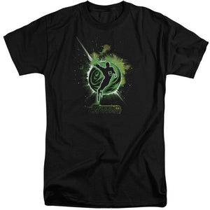 AN OFFCIALLY LICENSED GREEN LANTERN SHADOW LANTERN MEN'S TALL FIT T-SHIRT BLACK