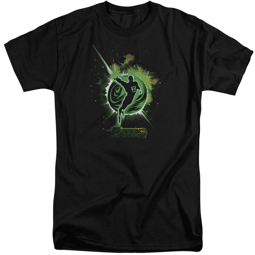 AN OFFCIALLY LICENSED GREEN LANTERN SHADOW LANTERN MEN'S TALL FIT T-SHIRT BLACK