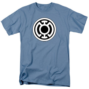 AN OFFCIALLY LICENSED GREEN LANTERN BLUE LANTERN LOGO MEN'S REGULAR FIT T-SHIRT CAROLINA BLUE