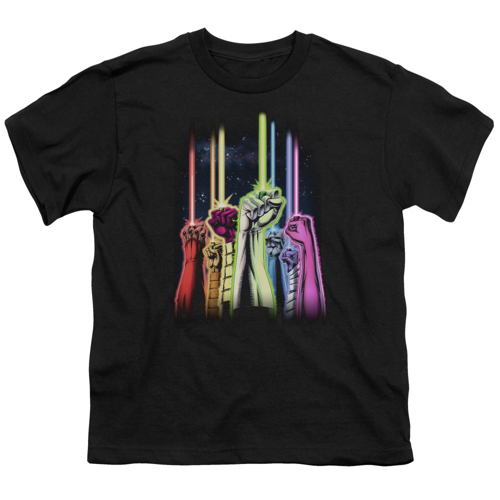 Green Lantern Rainbow Corps Licensed Kid's T-Shirt (Ages 4-7) SM-LG