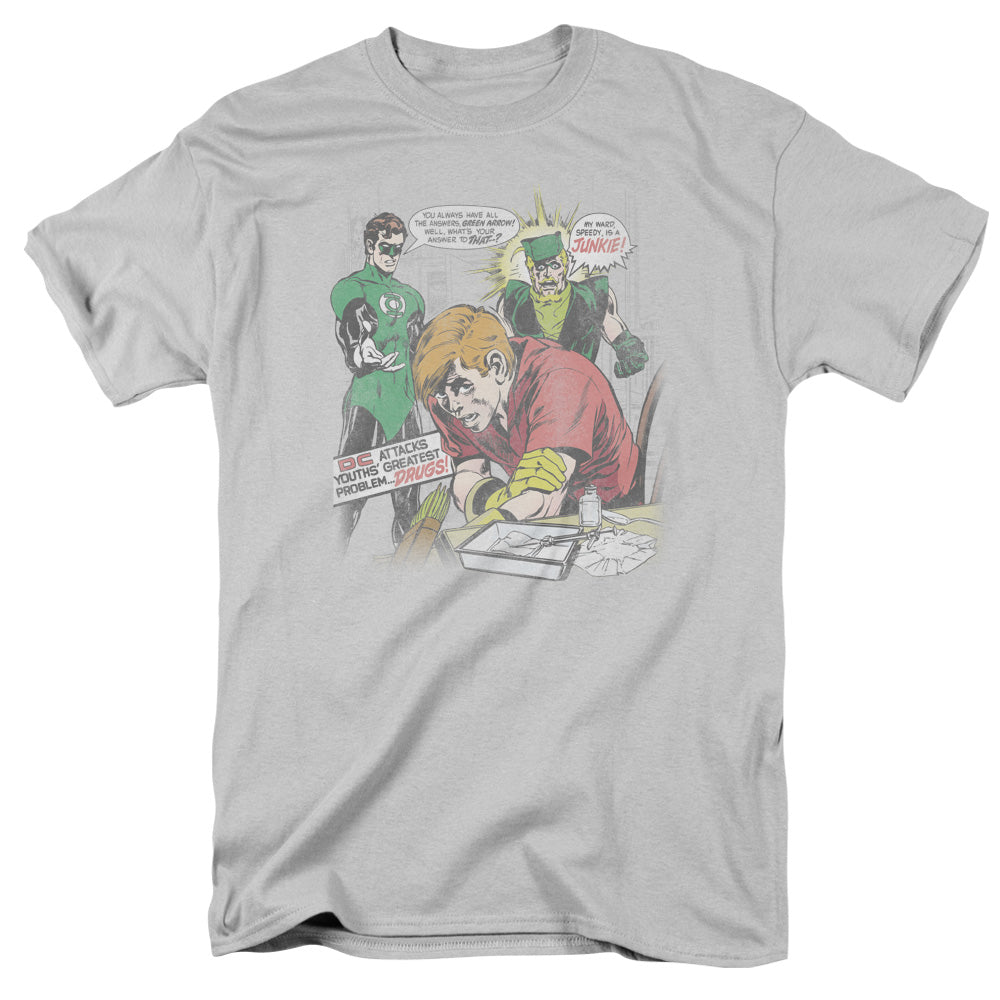 Green Lantern Speedy Junkie Licensed Adult Unisex T-Shirt Regular Fit Tee SM-3X