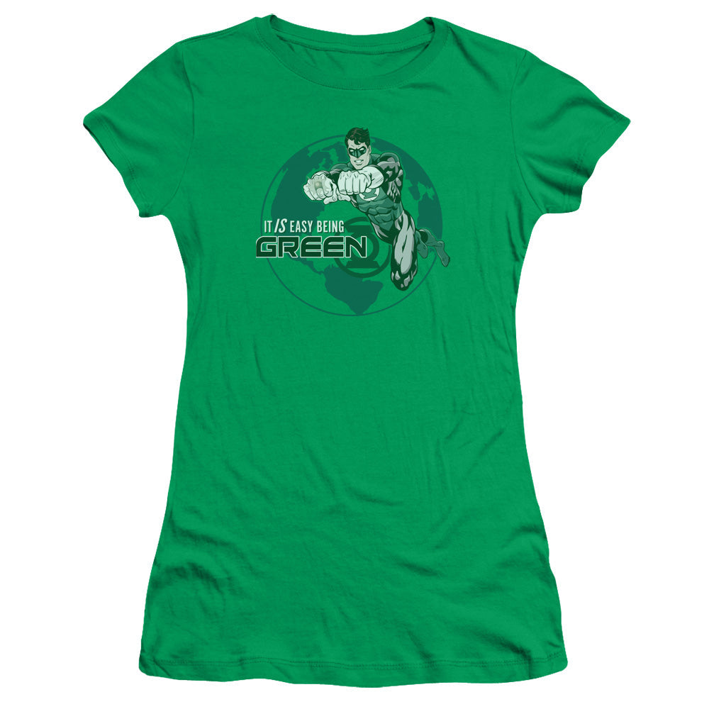 Gl Easy Being Green Licensed Women's T-Shirt Juniors MD-LG