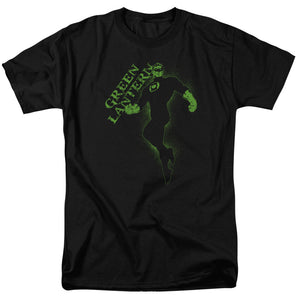 AN OFFCIALLY LICENSED GL LANTERN DARKNESS MEN'S REGULAR FIT T-SHIRT BLACK