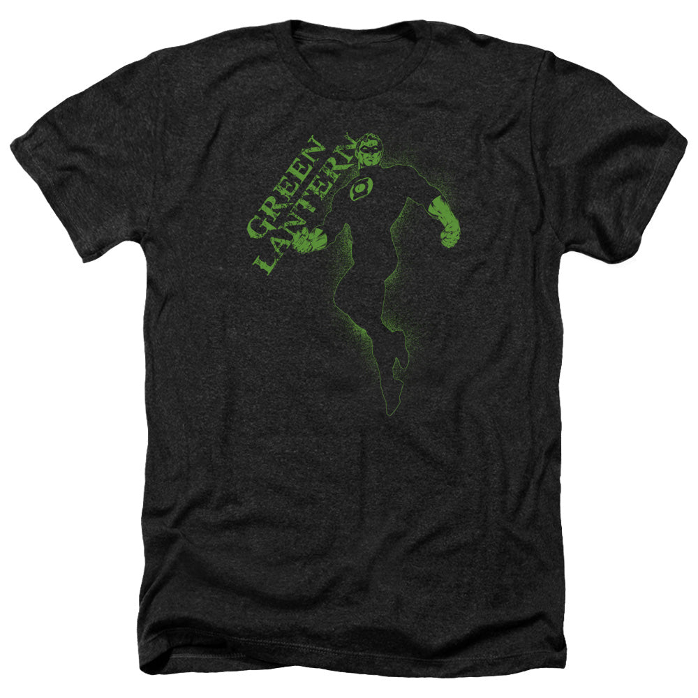 Gl Lantern Darkness Licensed Adult Unisex T-Shirt Heather Tee LG
