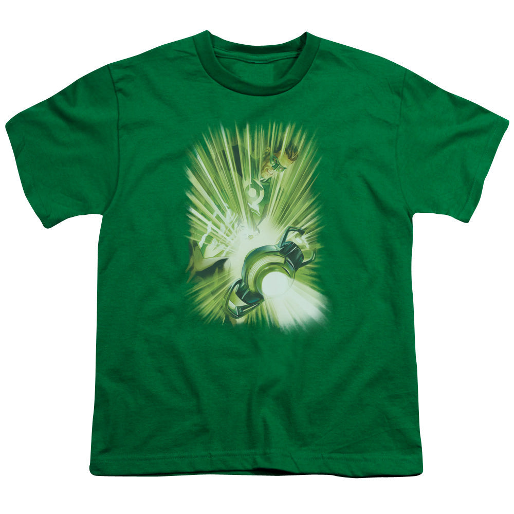 Green Lantern Lanterns Light Licensed Kid's T-Shirt (Ages 4-7) LG