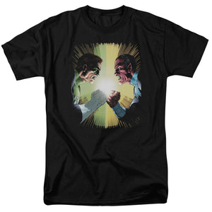 AN OFFCIALLY LICENSED GREEN LANTERN GL #60 COVER MEN'S REGULAR FIT T-SHIRT BLACK