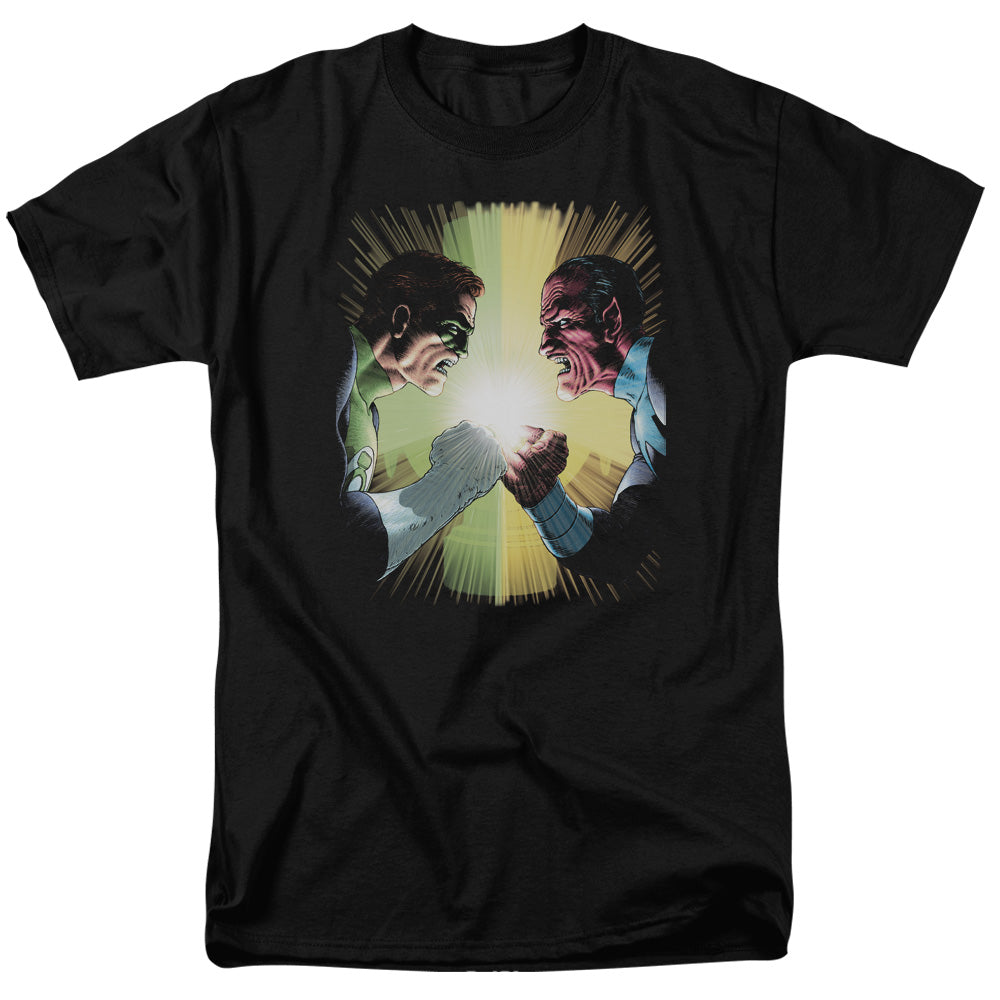 AN OFFCIALLY LICENSED GREEN LANTERN GL #60 COVER MEN'S REGULAR FIT T-SHIRT BLACK