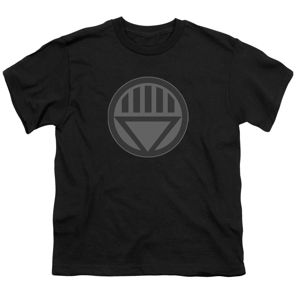Green Lantern Black Symbol Licensed Kid's T-Shirt (Ages 4-7) SM-LG