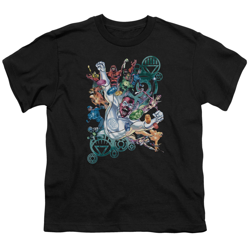 Green Lantern Lanterns Unite Licensed Kid's T-Shirt (Ages 4-7) SM-LG
