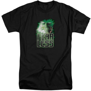 AN OFFCIALLY LICENSED GREEN LANTERN FEARLESS MEN'S TALL FIT T-SHIRT BLACK
