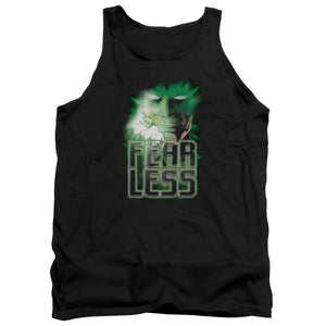 AN OFFCIALLY LICENSED GREEN LANTERN FEARLESS ADULT UNISEX TANK TOP BLACK
