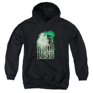 AN OFFCIALLY LICENSED GREEN LANTERN FEARLESS YOUTH HOODIE BLACK