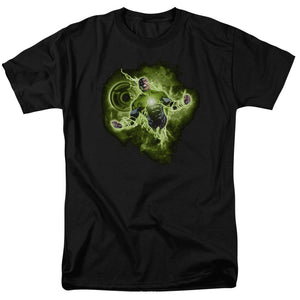 AN OFFCIALLY LICENSED GREEN LANTERN LANTERN NEBULA MEN'S REGULAR FIT T-SHIRT BLACK