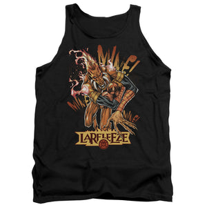 AN OFFCIALLY LICENSED GREEN LANTERN LARFLEEZE ADULT UNISEX TANK TOP BLACK