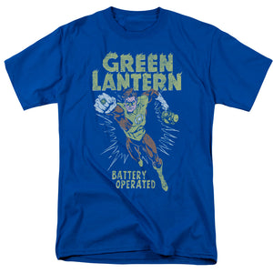 AN OFFCIALLY LICENSED GREEN LANTERN FULLY CHARGED MEN'S REGULAR FIT T-SHIRT ROYAL