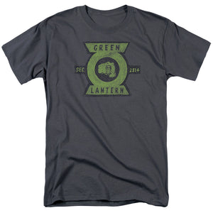 AN OFFCIALLY LICENSED GREEN LANTERN SECTION MEN'S REGULAR FIT T-SHIRT CHARCOAL