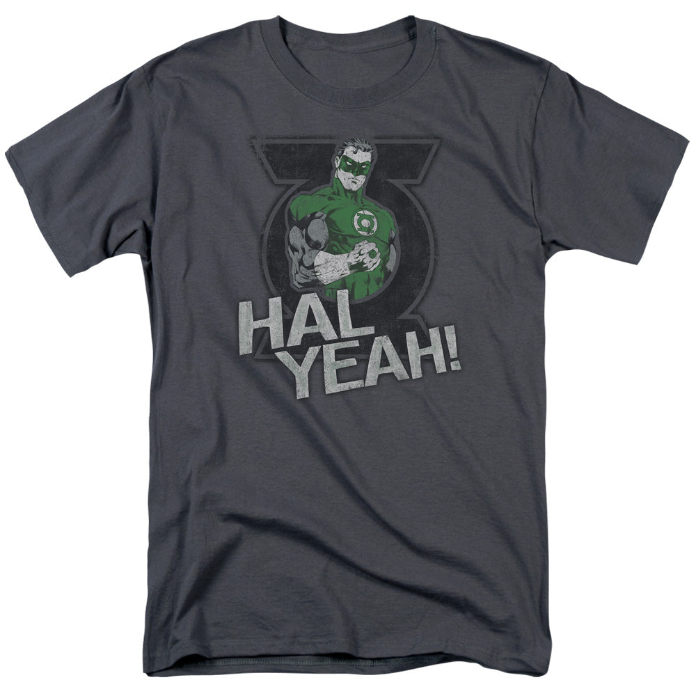 AN OFFCIALLY LICENSED GREEN LANTERN HAL YEAH MEN'S REGULAR FIT T-SHIRT CHARCOAL