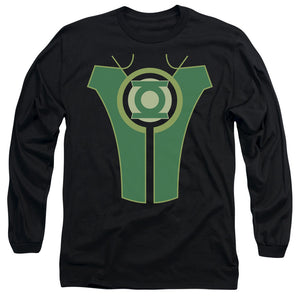 AN OFFCIALLY LICENSED GREEN LANTERN SIMON BAZ MEN'S LONG SLEEVE T-SHIRT BLACK