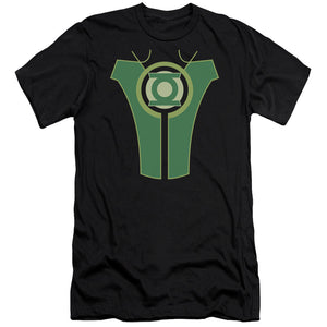 AN OFFCIALLY LICENSED GREEN LANTERN SIMON BAZ MEN'S PREMIUM SLIM FIT T-SHIRT BLACK