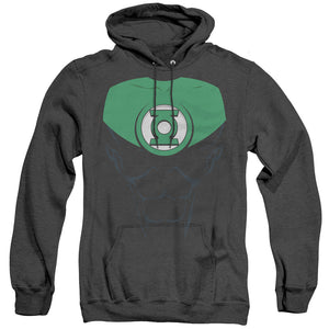 AN OFFCIALLY LICENSED GREEN LANTERN JON STEWART ADULT UNISEX HEATHER PULLOVER HOODIE BLACK