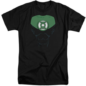 AN OFFCIALLY LICENSED GREEN LANTERN JON STEWART MEN'S TALL FIT T-SHIRT BLACK