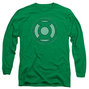 AN OFFCIALLY LICENSED GREEN LANTERN HAND ME DOWN MEN'S LONG SLEEVE T-SHIRT KELLY GREEN