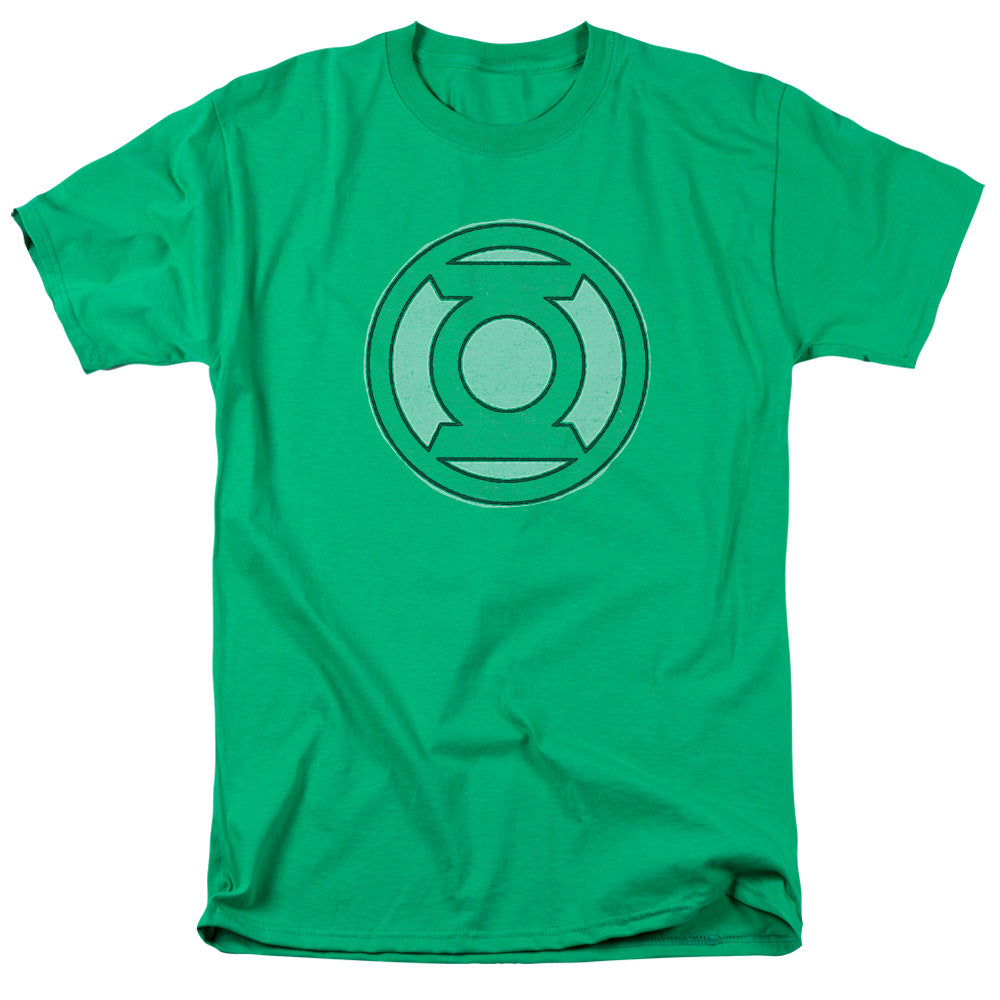 AN OFFCIALLY LICENSED GREEN LANTERN HAND ME DOWN MEN'S REGULAR FIT T-SHIRT KELLY GREEN