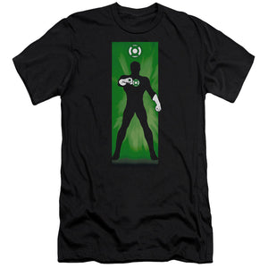 AN OFFCIALLY LICENSED DC GREEN LANTERN MEN'S PREMIUM SLIM FIT T-SHIRT BLACK