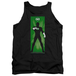 AN OFFCIALLY LICENSED DC GREEN LANTERN ADULT UNISEX TANK TOP BLACK