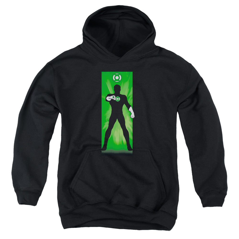AN OFFCIALLY LICENSED DC GREEN LANTERN YOUTH HOODIE BLACK