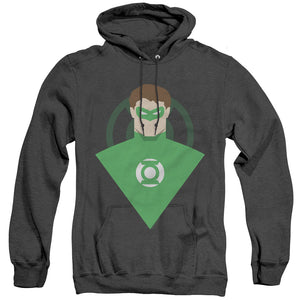 AN OFFCIALLY LICENSED DC SIMPLE GL ADULT UNISEX HEATHER PULLOVER HOODIE BLACK
