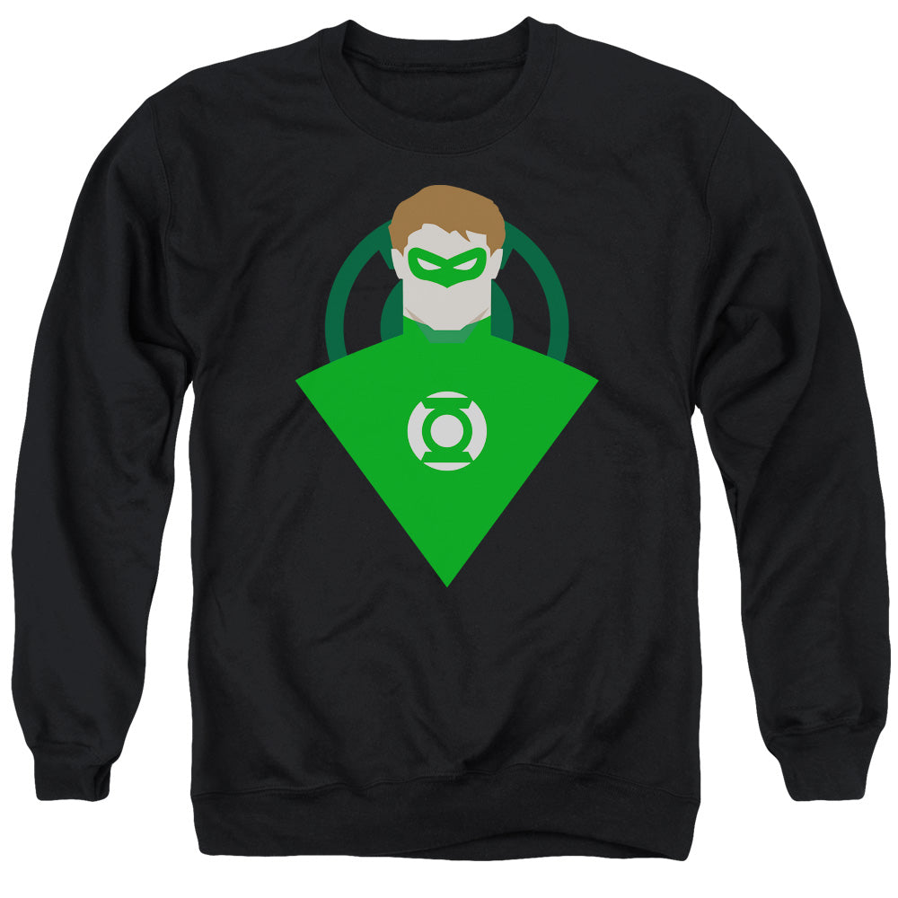 AN OFFCIALLY LICENSED DC SIMPLE GL ADULT UNISEX CREWNECK SWEATSHIRT BLACK