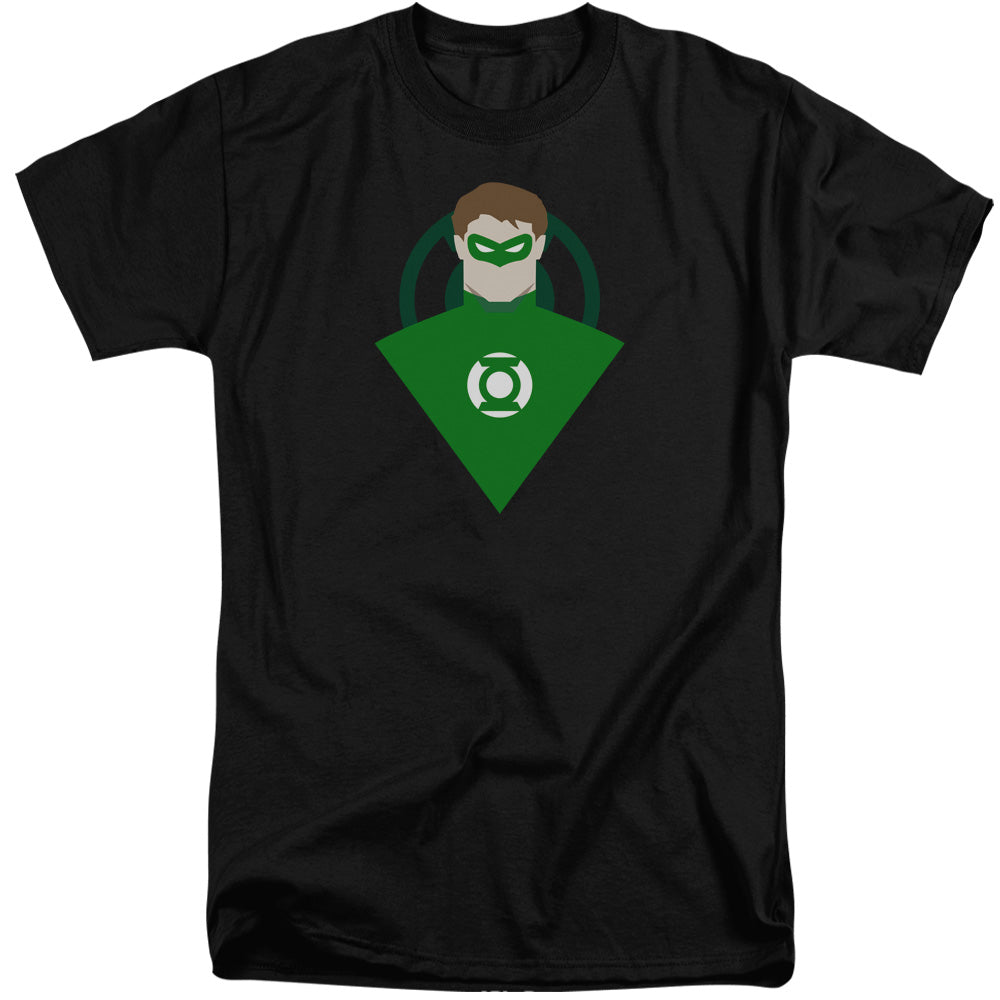 AN OFFCIALLY LICENSED DC SIMPLE GL MEN'S TALL FIT T-SHIRT BLACK